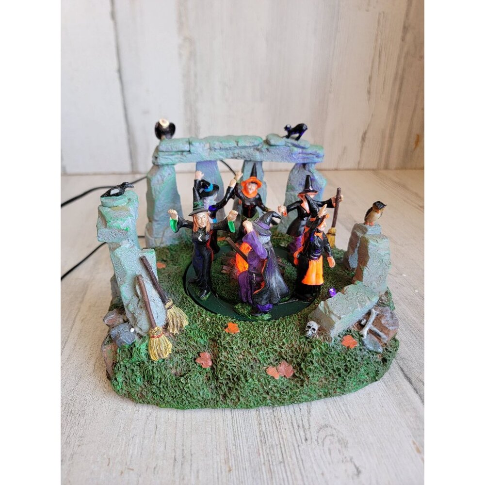 Lemax AS IS Witches Coven spooky town Halloween Village accessory‎
